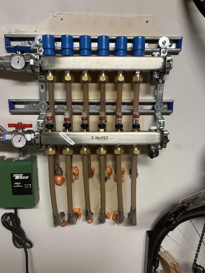 Plumber performing Gas Leak Detection at a residential property in Gulf Shores